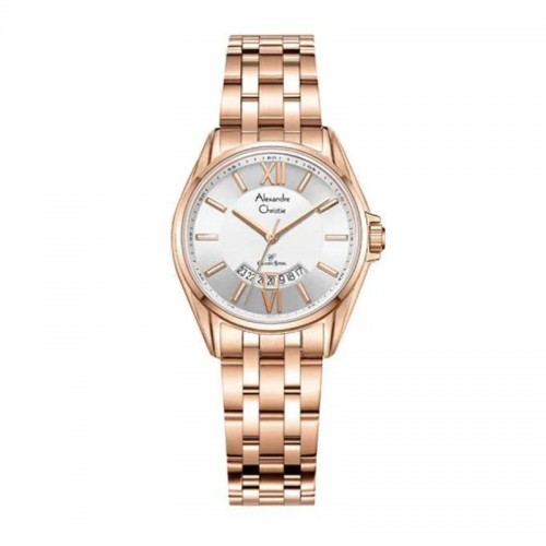 Alexandre Christie AC 8673 Rosegold White Lady LDBRGSL